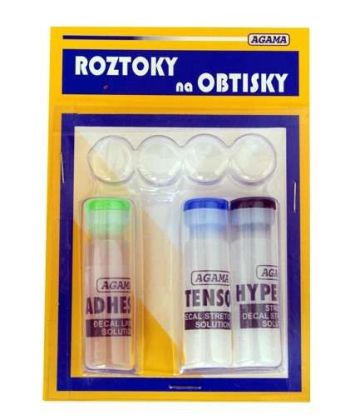 Sada roztoků na obtisky