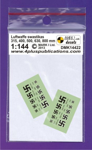 Luftwaffe Swastikas (size 315, 400, 500, 630, 800 mm), 2 sets