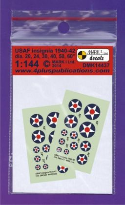 1:144 USAAC/USAAF Insignia, 1940-42, 2 sets