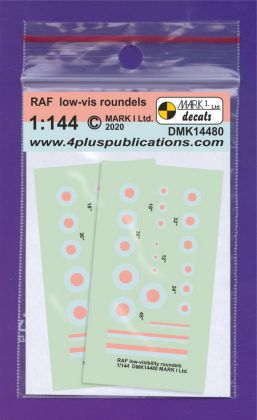 1:144 RAF Low-vis roundels, 2 sets
