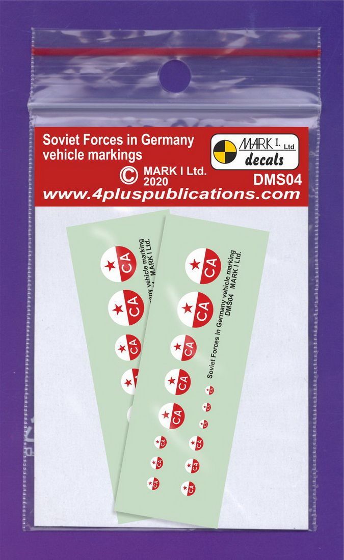 1:144-1:35 Soviet Forces in Germany - vehicle markings, 2 sets