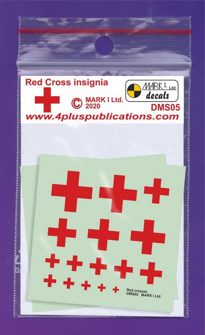 1:144-1:35 Red Cross insignia, 2 sets