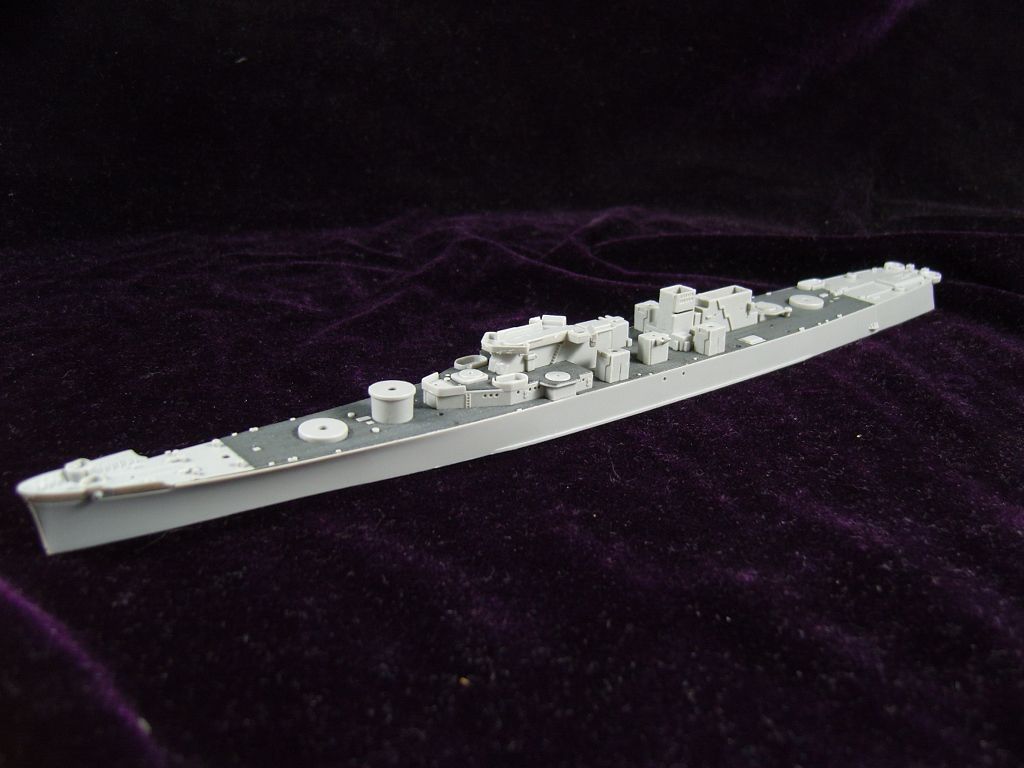 1:700 USS Pittsburgh CA-72 Wooden Deck (Blue) (For Trumpeter 05726)