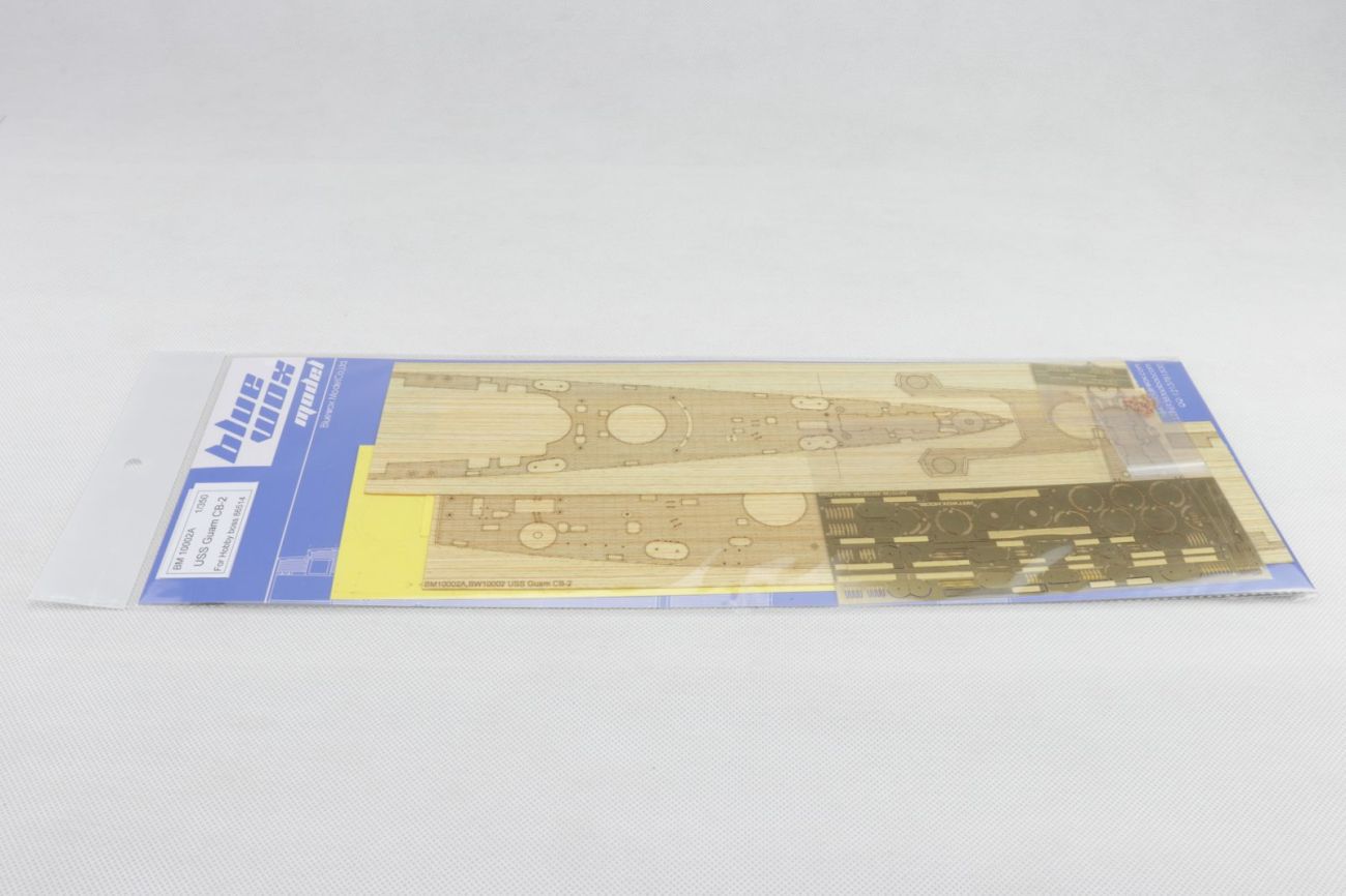 1:350 USS Guam CB-2 Wooden Deck w/Paint Masks (For Hobby boss 86514)