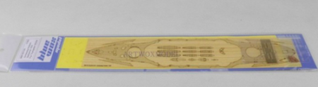 1:350 Schleswig-Holstein Battleship 1935 Wooden Deck w/Paint Masks & PE (for Trumpeter kit 05354)