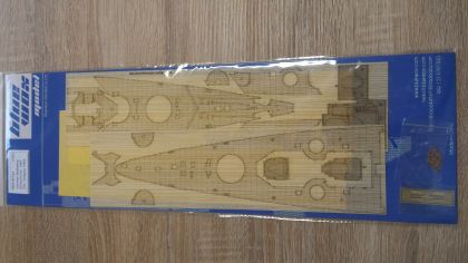 1:350 German Scharnhorst 1940 Wooden Deck w/Masking Sheet (for Dragon kit 1062)