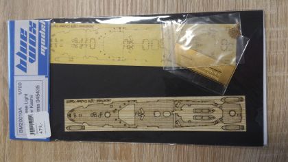 1:700 Japanese Kashii Wooden Deck w/Masking & Planking Mask PE (for Aoshima kit 045435)