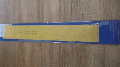 1:700 German H-class Hutten Deck Masking Sheet (for Very Fire kit VF700906)