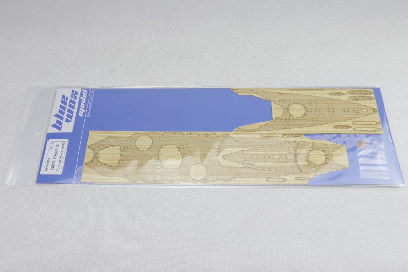 1:350 SMS Seydlitz Wooden Deck (for Hobby Boss 86510)
