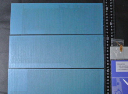 1:350 US Aircraft Carrier CV-13 Franklin Blue Wooden Deck (for Trumpeter kit 05604)