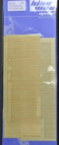 1:350 U.S. Aircraft Carrier CV-10 Yorktown 1944 Wooden Deck (for Trumpeter kit 05603)