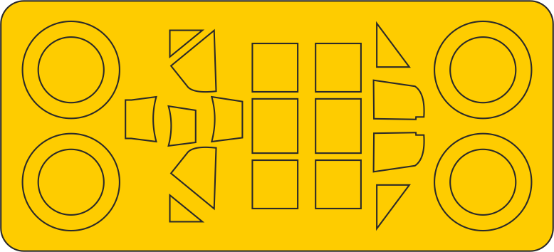 1:72 Messerschmitt Bf 109E-4/7 Mask