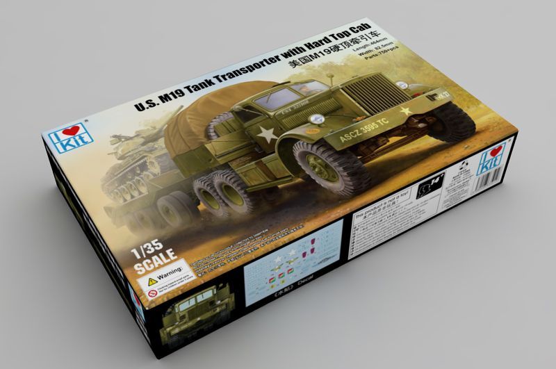 1:35 U.S. M19 Tank Transporter With Hard Top Cab
