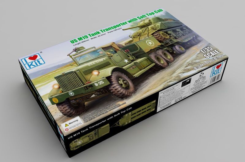 1:35 US M19 Tank Transporter With Soft Top Cab