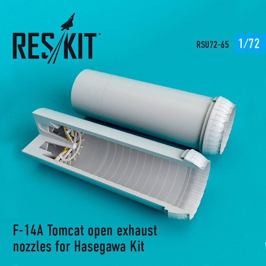 1:72 F-14A Tomcat open exhaust nozzles