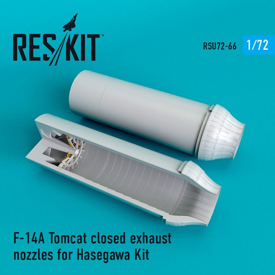 1:72 F-14A Tomcat closed exhaust nozzles