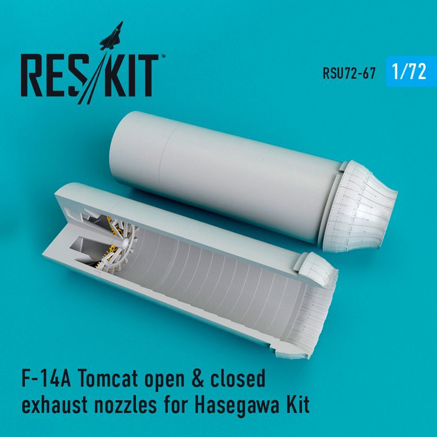 1:72 F-14A Tomcat open & closed exhaust nozzles