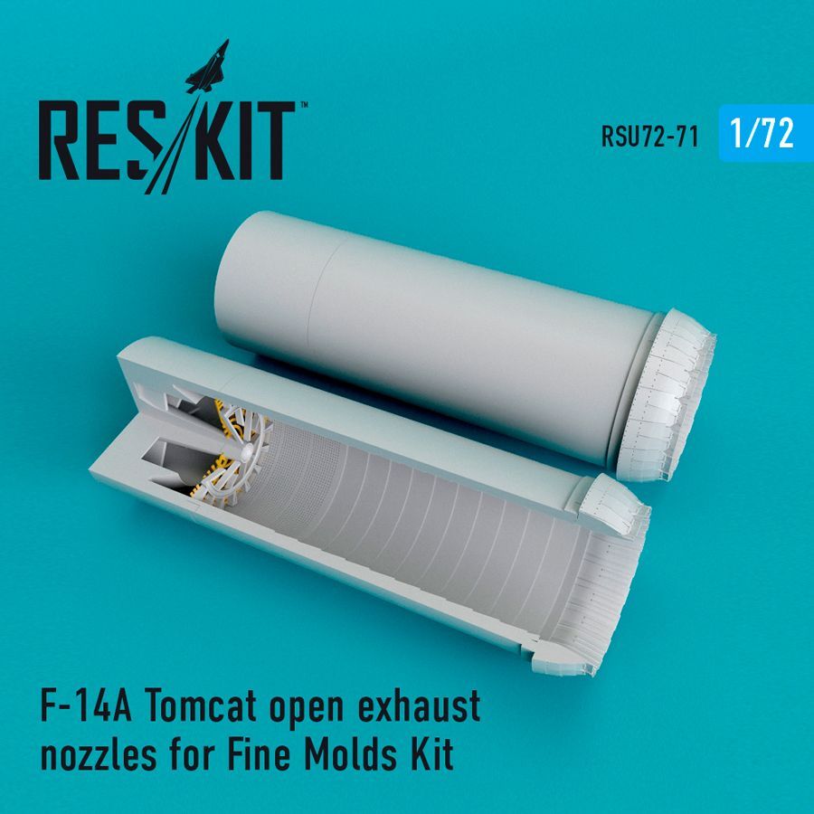 1:72 F-14A Tomcat open exhaust nozzles
