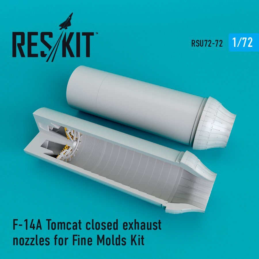 1:72 F-14A Tomcat closed exhaust nozzles