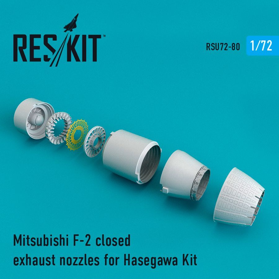 1:72 Mitsubishi F-2 closed exhaust nozzles