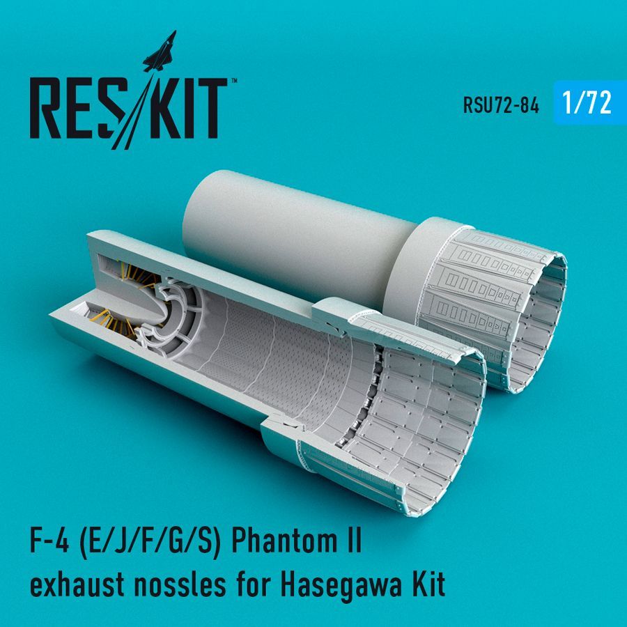 1:72 F-4E/J/F/G/S exhaust nossles