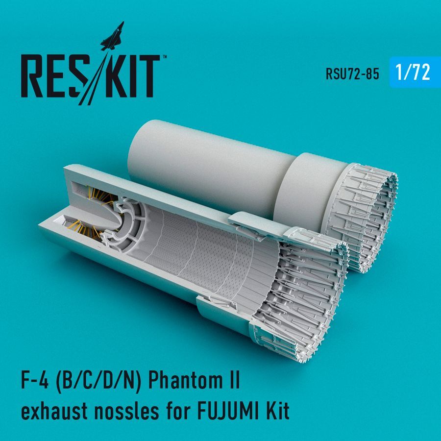 1:72 F-4 Phantom II (F-4B/F-4C/F-4D/F-4N/F-4B/N) exhaust nozzles