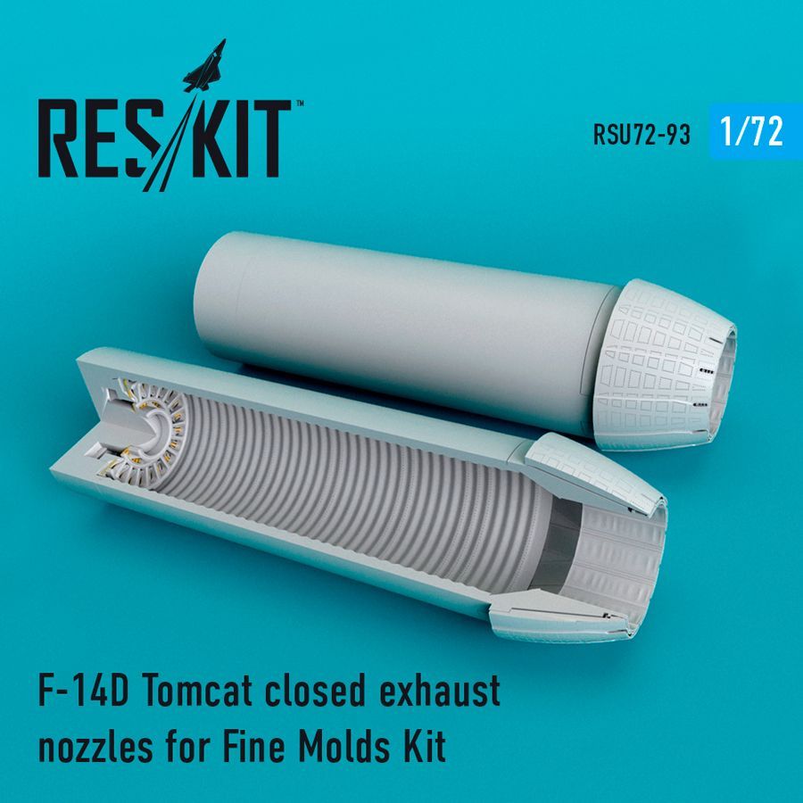 1:72 F-14D Tomcat closed exhaust nozzles