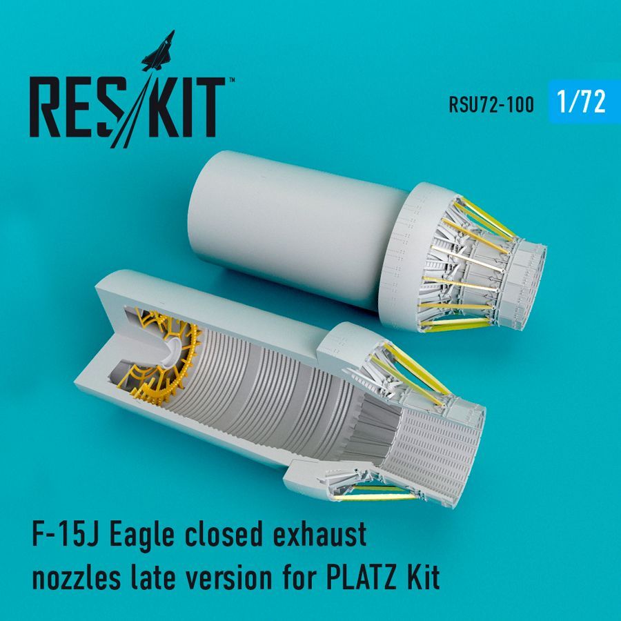 1:72 F-15J Eagle closed exhaust nozzles