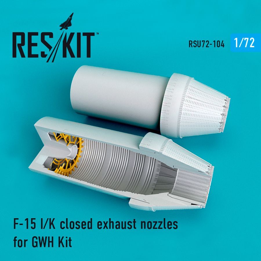 1:72 F-15I/K closed exhaust nozzles