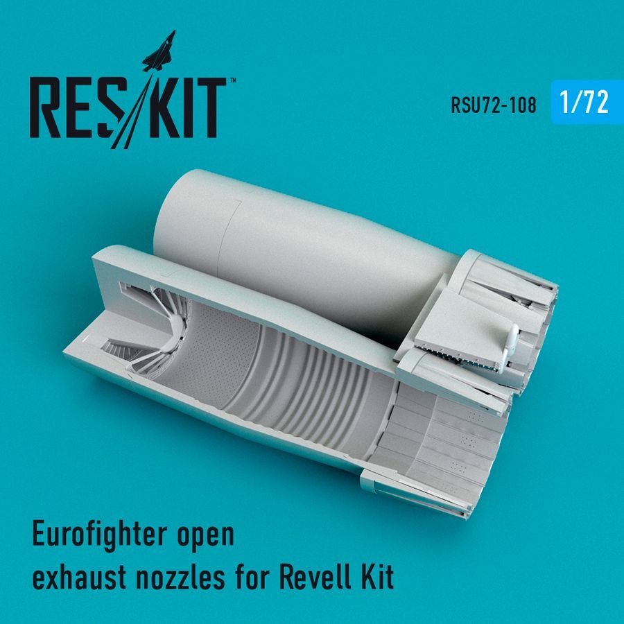 1:72 Eurofighter EF-2000A/EF-2000B Typhoon open exhaust nozzles