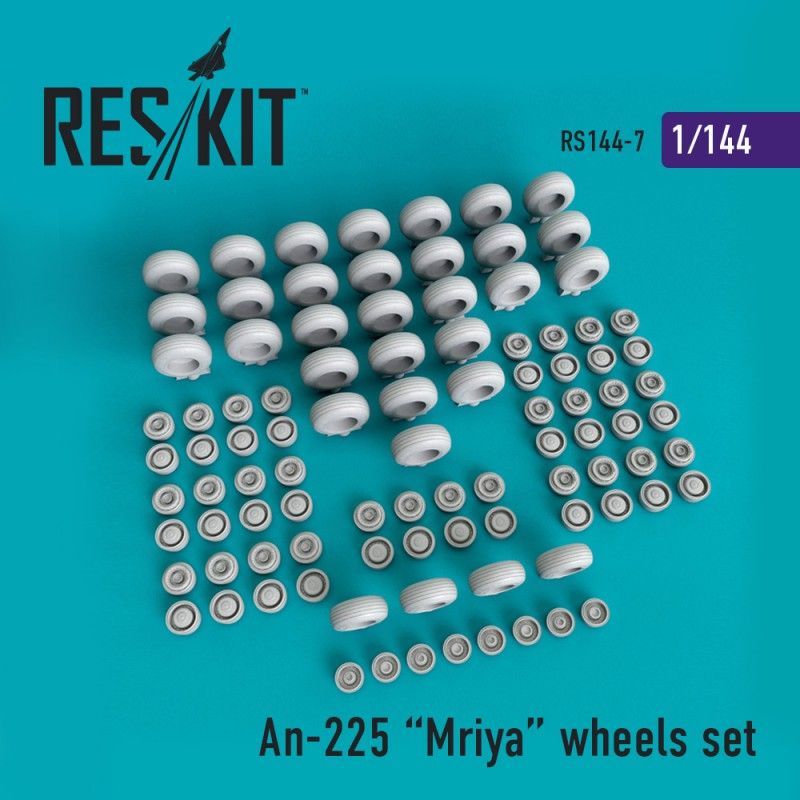 1:144 An-225 Mriya wheels set