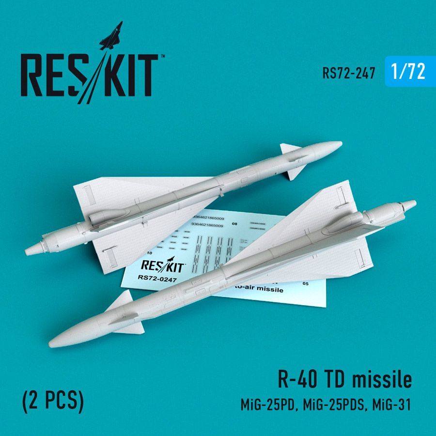 1:72 R-40 TD missile (2 PCS)