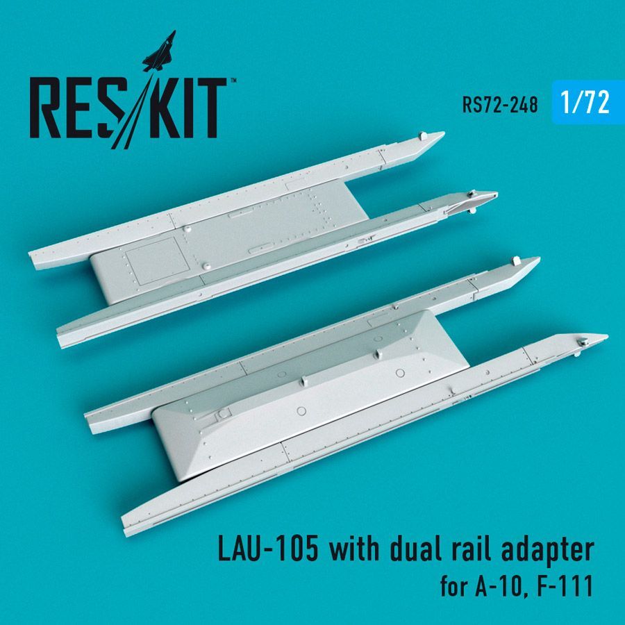 1:72 LAU-105 with dual rail adapter for A-10, F-111 (2 pcs)