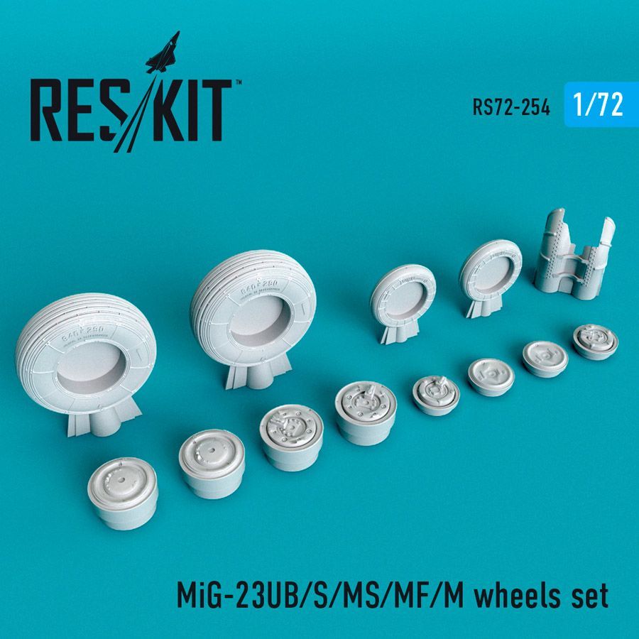 1:72 MiG-23UB/S/MS/MF/M wheels set