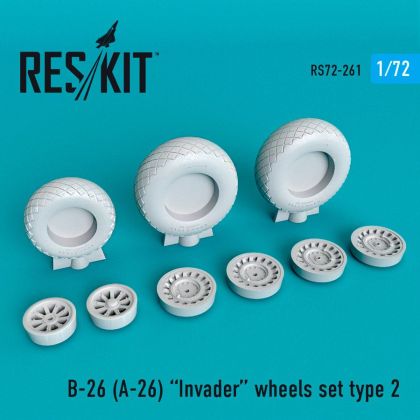1:72 B-26 (A-26) Invader wheels set type 2