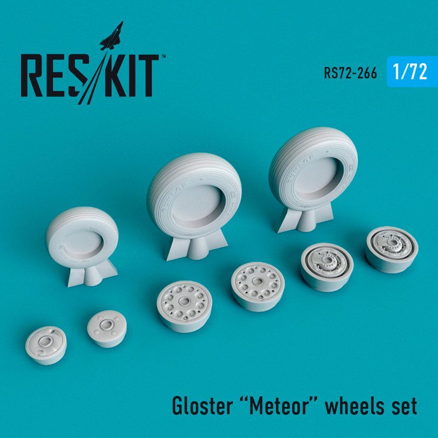 1:72 Gloster Meteor wheels set