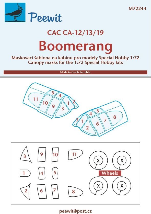 1:72 CAC CA-12/CA-13/CA-19 Boomerang (Special Hobby kits)