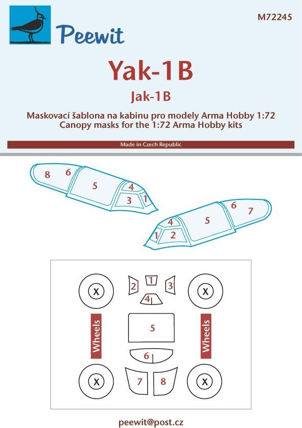 1:72 Yak-1B (Arma Hobby kits)