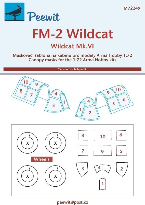 1:72 Grumman Wildcat (Arma Hobby kits)
