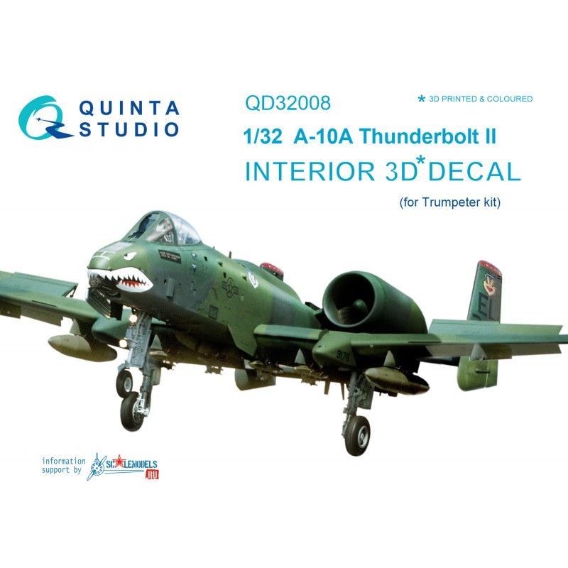 1:32 A-10A Interior 3D Decal (for ZoukeiMura kit)