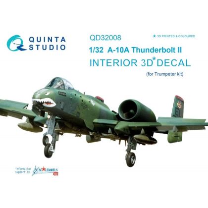 1:32 A-10A Interior 3D Decal (for ZoukeiMura kit)