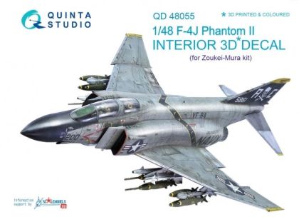 1:48 F-4J Interior 3D Decal
