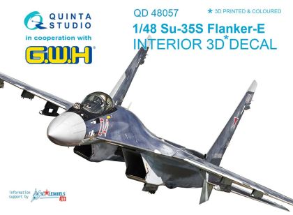 1:48 Su-35S Interior 3D Decal