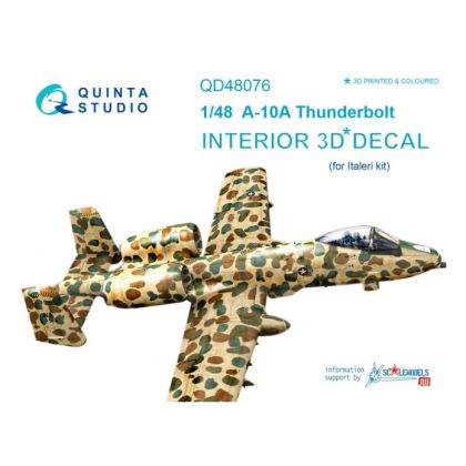 1:48 A-10A Interior 3D Decal (for Italeri)