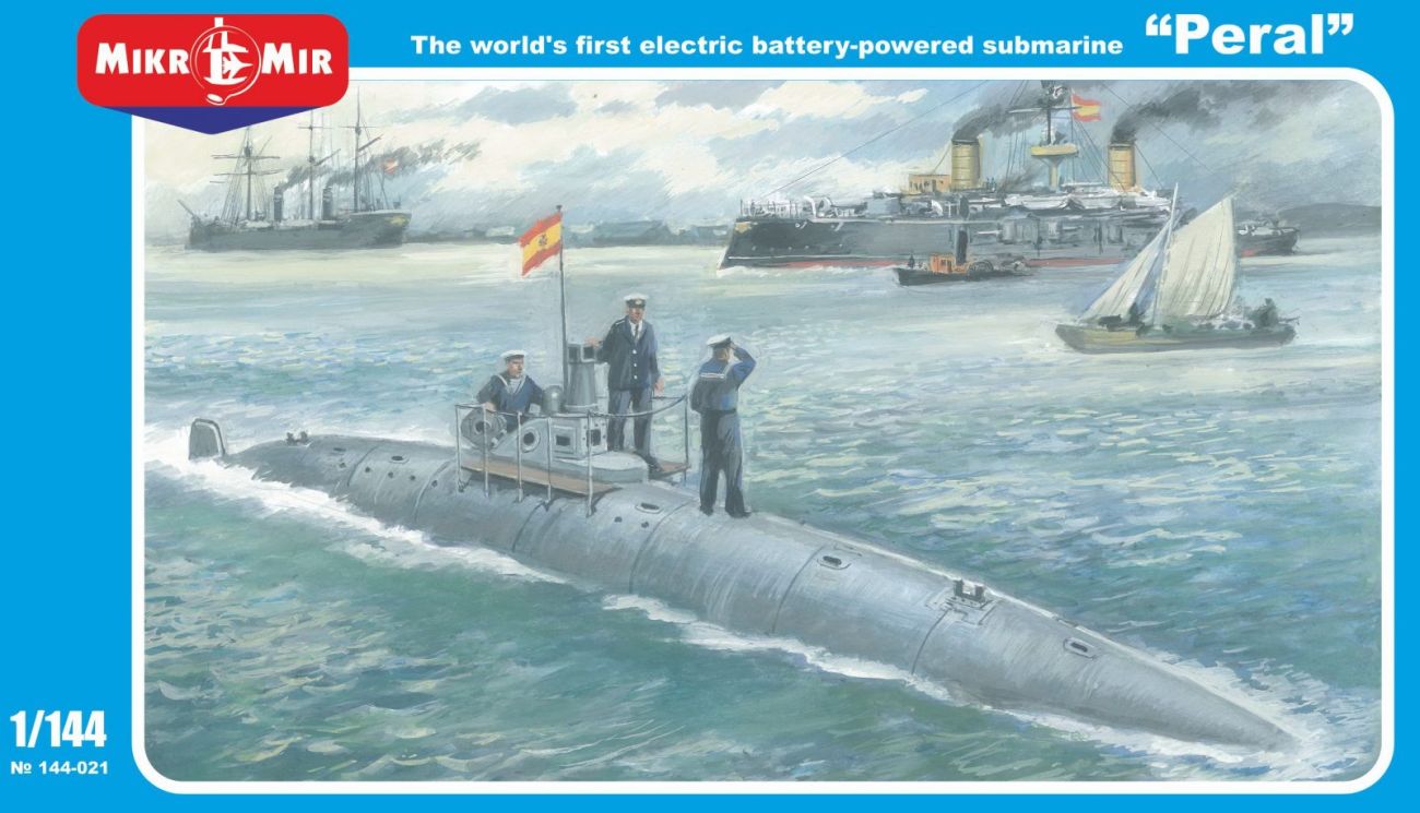 1:144 The World's first electric battery-powered submarine 