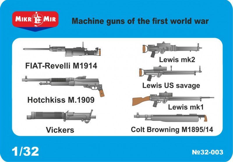 1:32 Machine guns of the first world war