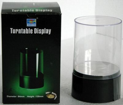 Display Case and Turntable Diameter 84mm Height 130mm