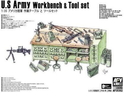 1:35 U.S Army Workbench & Tool set