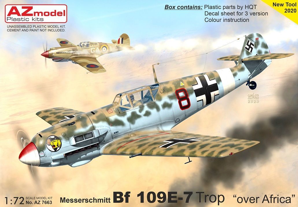 1:72 Bf 109E-7Trop „Over Africa“