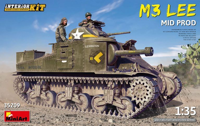 1:35 M3 LEE MID PROD. INTERIOR KIT